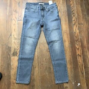 5/$25 Levi’s 711 skinny Jean with rhinestones
